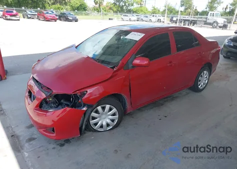 2009 Toyota Corolla Le из США, поврежденный, VIN JTDBL40E09J021179